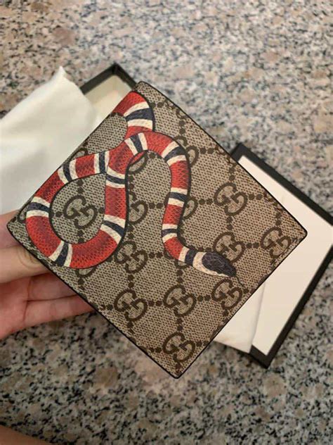 replica gucci wallet snake|gucci kingsnake men's wallet.